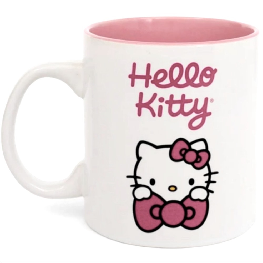 HELLO KITTY Sanrio large coffee tea drink mug 20 oz brand new - Picture 1 of 4